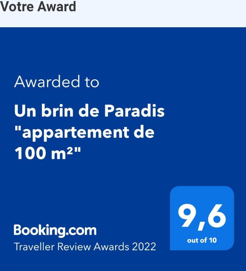 Un brin de Paradis appartement de 100 m² Harze Buitenkant foto